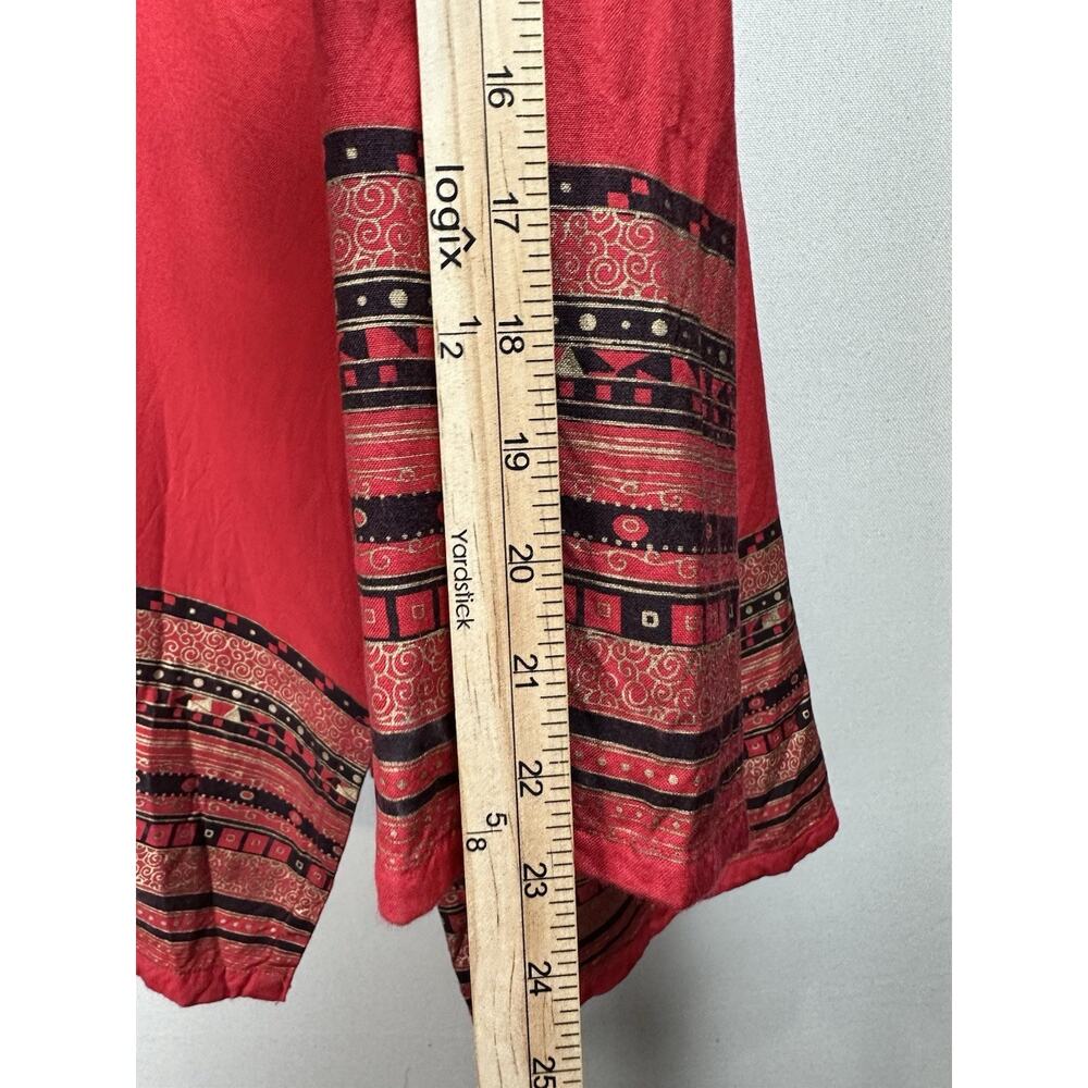 Ashro Women's Aztek African Indian Boho Size XL Tunic Top Colorful India - Picture 11 of 14